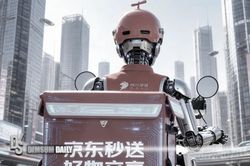 Sếp Trung Quốc cảnh báo robot sớm muộn cũng thay thế nhân viên giao hàng
