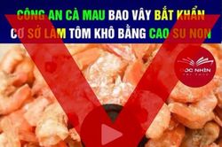 Chủ tịch UBND tỉnh chỉ đạo xử lý nghiêm thông tin sai sự thật về tôm khô Cái Nước