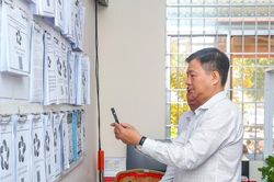 Đoàn ĐBQH tỉnh khảo sát việc thực hiện chính quyền địa phương 2 cấp tại xã Khánh An và Xã Hồ Thị Kỷ