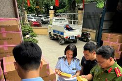 H&agrave; Nội ph&aacute;t hiện 57.000 mặt nạ giả mạo nh&atilde;n hiệu BANOBAGI