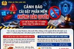 Cài đặt, kinh doanh phần mềm không bản quyền có thể bị phạt lên tới 1 tỉ đồng