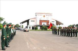 Lễ đón 62 hài cốt liệt sĩ từ Campuchia về nước