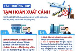 Các trường hợp tạm hoãn xuất cảnh