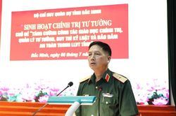 Bộ CHQS tỉnh Bắc Ninh tăng cường giáo dục chính trị, quản lý tư tưởng và duy trì kỷ luật