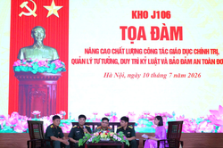Kho J106 nâng cao chất lượng công tác giáo dục chính trị