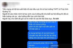 Kiểm tra thông tin phản ánh tiêu cực tại điểm thi ở Quảng Trị