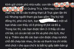 Xác minh phản ánh dấu hiệu tiêu cực về thi tốt nghiệp THPT tại điểm thi Trường THPT Lê Trực
