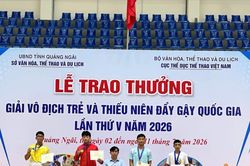Lai Châu đạt 2 Huy chương Vàng tại Giải Vô địch trẻ và Thiếu niên đẩy gậy quốc gia lần thứ V