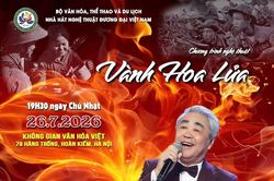 Đêm nhạc 'Vành hoa lửa' thắp sáng truyền thống 'Uống nước nhớ nguồn'