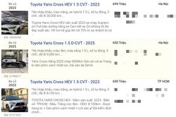 Dù đã ra mắt 3 năm, Toyota Yaris Cross HEV vẫn hiếm có khó tìm trên chợ mạng