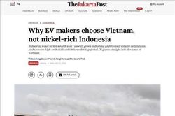 Báo Indonesia: Việt Nam có lợi thế trong cuộc đua hút đầu tư xe điện