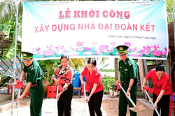 An Giang: Khởi công xây nhà 'Đại đoàn kết' tặng gia đình khó khăn tại xã Thạnh Lộc