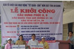 An Giang: Khởi công xây dựng hai cầu giao thông nông thôn tại xã Gò Quao