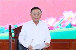 Thường trực Đảng ủy c&aacute;c cơ quan Đảng Trung ương l&agrave;m việc với Ban Thường vụ Đảng ủy TAND tối cao