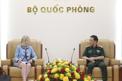 Đại tướng Phan Văn Giang tiếp Đại sứ Australia tại Việt Nam