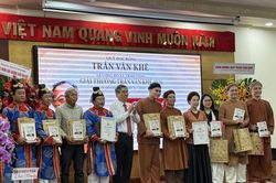 Lan tỏa di sản âm nhạc từ Giải thưởng Trần Văn Khê