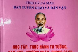 Cà Mau phát hành 7.500 tài liệu học tập, thực hành theo Bác giai đoạn 2026-2030