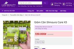 Gỡ bỏ quảng cáo và kinh doanh thực phẩm Slimaura Care x3 khi chưa công bố đăng ký sản phẩm