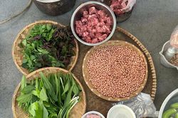 B&ugrave;i thơm x&aacute;o chuối Quỳnh L&acirc;m