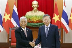 Tổng Bí thư, Chủ tịch nước tiếp Chủ tịch Quốc hội kiêm Chủ tịch Hạ viện Thái Lan