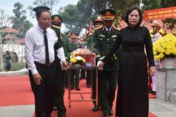 Lai Châu: Truy điệu, an táng 47 hài cốt liệt sĩ