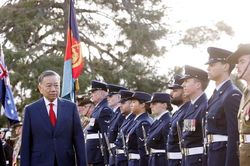 Lễ đón Tổng Bí thư, Chủ tịch nước Tô Lâm thăm cấp Nhà nước Australia