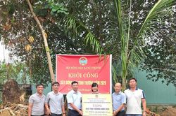Khởi công xây dựng 'Nhà tình thương' cho hội viên khó khăn