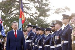 Lễ đón Tổng Bí thư, Chủ tịch nước Tô Lâm thăm cấp Nhà nước Australia