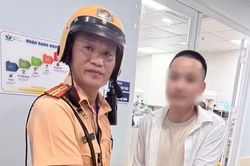 CSGT mở đường, kịp thời đưa b&eacute; trai 3 ng&agrave;y tuổi đi cấp cứu