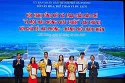 Giải Báo chí 'Vì một Hải Phòng phát triển' lần thứ VIII nhận tác phẩm đến ngày 20.10