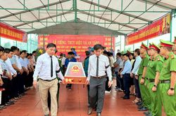 Truy điệu và an táng 3 hài cốt liệt sĩ