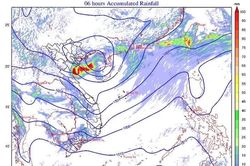 Áp thấp nhiệt đới đã vào vịnh Bắc bộ, Nam bộ tạm giảm mưa dông trước khi mưa lớn