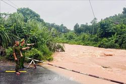 Mưa to, ngập cục bộ một số nơi ở Quảng Ninh do ảnh hưởng bão số 4