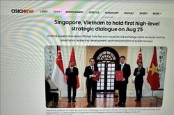 Báo chí Singapore: Đối thoại Việt Nam - Singapore hướng tới tăng cường hợp tác công nghệ