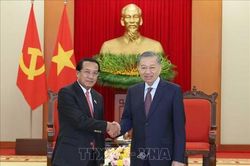 Tổng B&iacute; thư, Chủ tịch nước T&ocirc; L&acirc;m: Lu&ocirc;n d&agrave;nh ưu ti&ecirc;n cao nhất cho việc củng cố, ph&aacute;t triển quan hệ Việt Nam - L&agrave;o