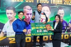 Bao Phương Vinh vô địch siêu cúp bi-a 100 triệu đồng, lập hat-trick danh hiệu