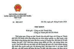 Thủ tướng Ch&iacute;nh phủ gửi thư khen C&ocirc;ng an tỉnh Thanh H&oacute;a ph&aacute; đường d&acirc;y bu&ocirc;n lậu kim cương