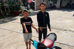 Bắt gọn hai đối tượng cướp giật tài sản của cụ bà sau 9 giờ truy xét
