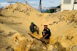 Xử lý an toàn quả bom còn sót lại sau chiến tranh tại Đồng Hới