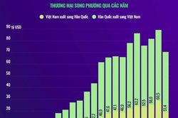 Quan hệ thương mại song phương Việt Nam-Hàn Quốc
