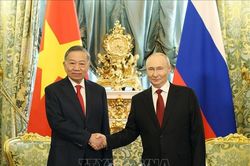 Tổng Bí thư, Chủ tịch nước Tô Lâm hội đàm với Tổng thống Nga Vladimir Putin