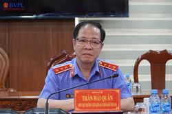 Phó Viện trưởng Trần Hải Quân làm việc với lãnh đạo Tỉnh ủy Đồng Tháp về trọng tâm công tác tuyên truyền
