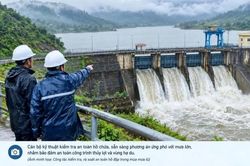 Chủ động ứng phó mưa lớn, bảo đảm an toàn công trình thủy lợi
