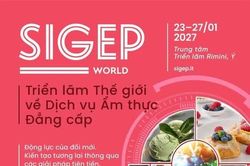 Việt Nam là 'quốc gia khách mời' tại hội chợ ẩm thực SIGEP Rimini 2027