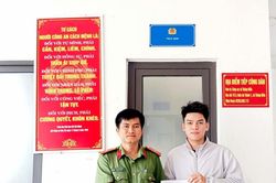 2 công dân xã Thăng Điền viết đơn tình nguyện thực hiện nghĩa vụ tham gia CAND năm 2027