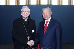 Tổng Bí thư, Chủ tịch nước Tô Lâm gặp Thủ tướng Vatican