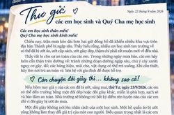 Những bức thư 'đốn tim', đặt an toàn học sinh lên trên hết