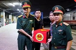Hành trình thiêng liêng đưa các Anh hùng Liệt sĩ về với vòng tay gia đình