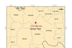 Quảng Ngãi: Động đất liên tiếp tại xã Măng Bút