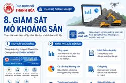 Thanh Hóa số hóa giám sát mỏ khoáng sản: Minh bạch dữ liệu, nâng hiệu quả quản lý
